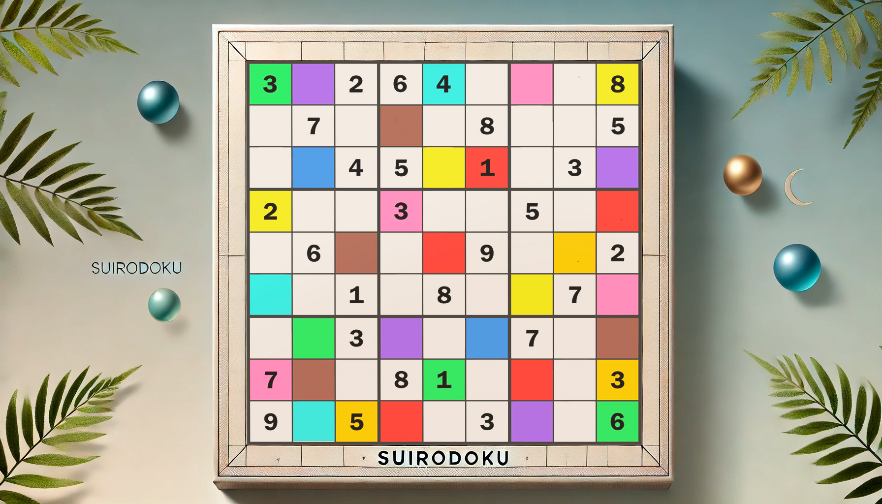 Beautiful Suirodoku grid