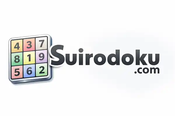 Suirodoku grid showing number-color intrication